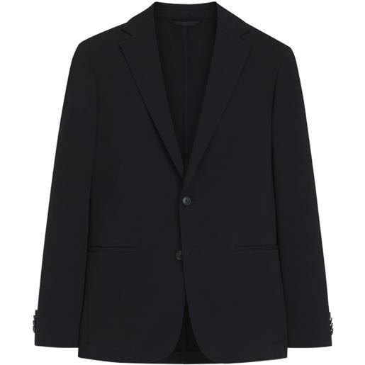 BOSS blazer con revers classici - nero