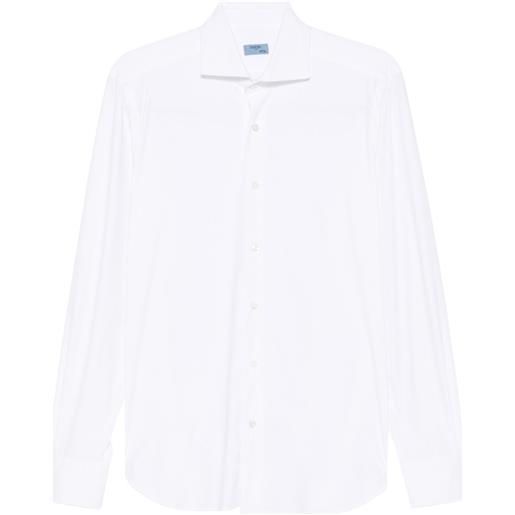 Barba camicia con colletto ampio - grigio