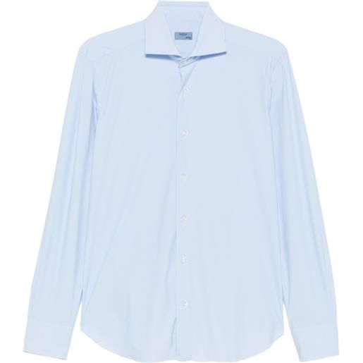 Barba camicia con colletto ampio - blu