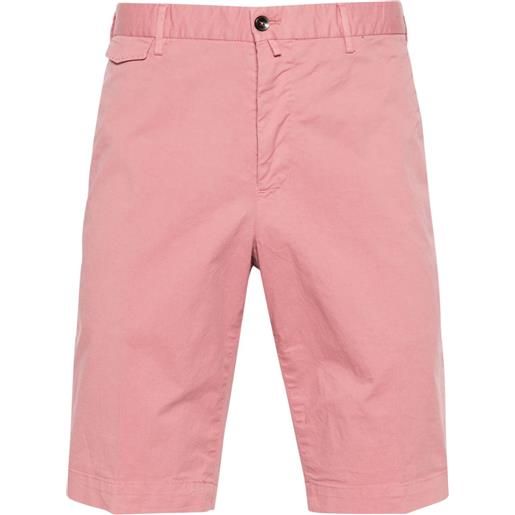 PT Torino shorts dritti con vita media - rosa