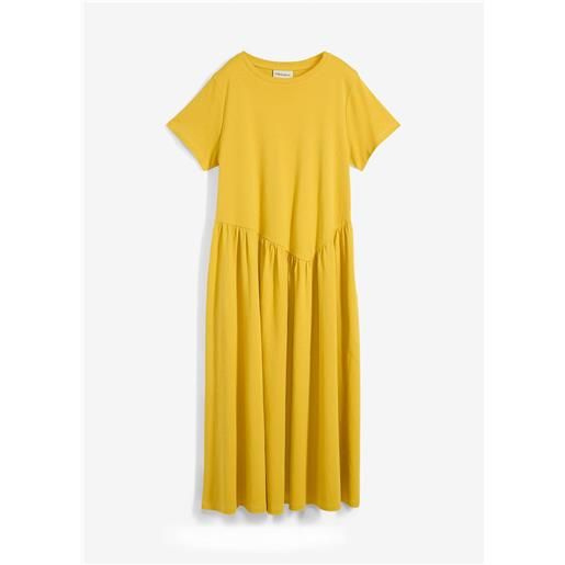 bonprix abito in jersey di puro cotone biologico-giallo