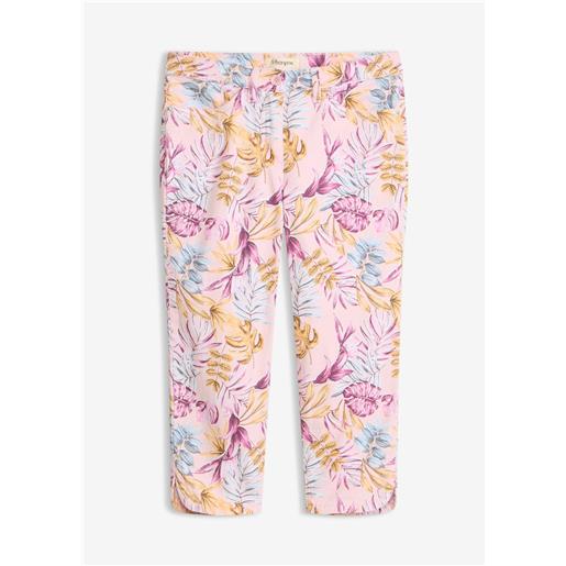bonprix pantaloni capri-rosa