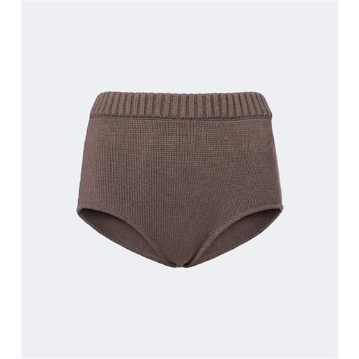 Magda Butrym shorts in cotone a coste