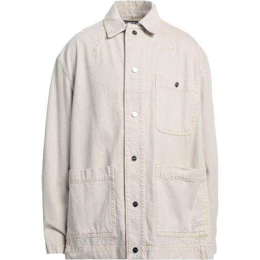 JACQUEMUS - giubbotto jeans - tortora