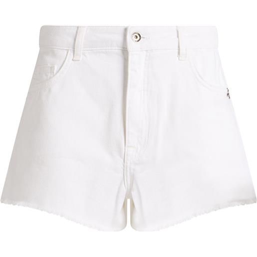 PATRIZIA PEPE - shorts jeans - bianco