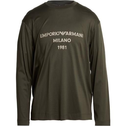 EMPORIO ARMANI - t-shirt - verde militare