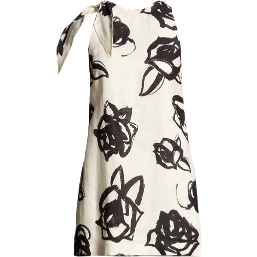 MSGM - vestito corto - panna