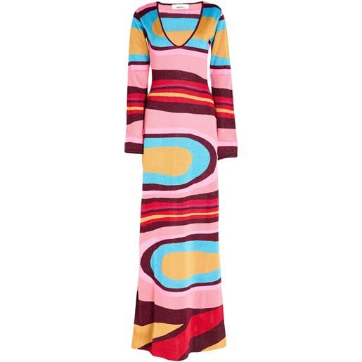 CIRCUS HOTEL - vestito in maglia - rosa