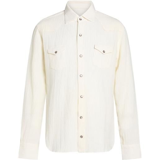 BARBA Napoli - camicia regular fit - panna
