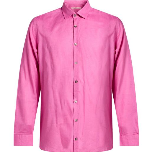 MESSAGERIE - camicia in lino - rosa