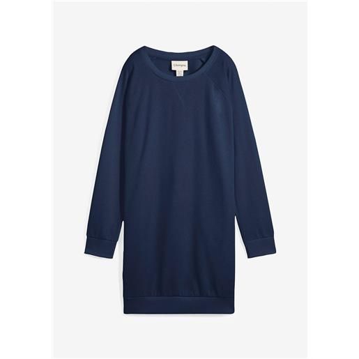 bonprix abito in felpa di spugna morbida-blu