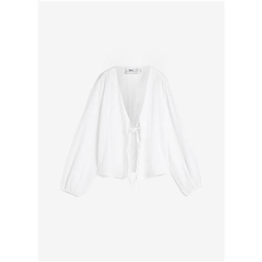 bonprix bolero in mussola-bianco