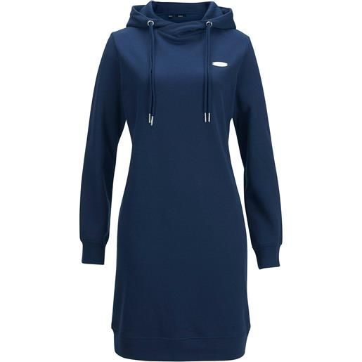 bonprix abito in felpa con cappuccio-blu