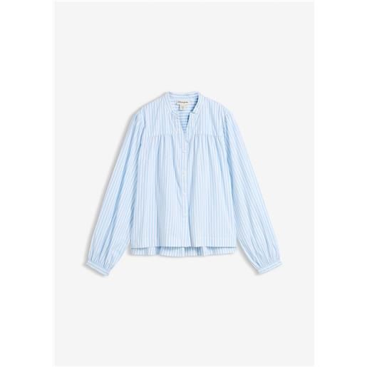 bonprix blusa in popeline consistente-blu