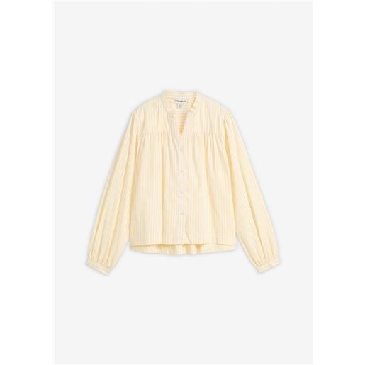 bonprix blusa in popeline consistente-giallo