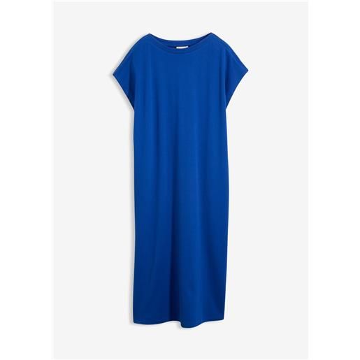 bonprix abito in interlock di cotone biologico-blu