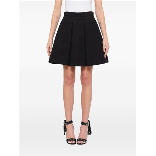 Alexander McQueen gonna svasata plissettata - nero