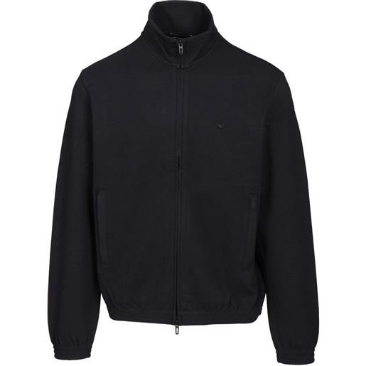 Emporio Armani maglione con zip - blu