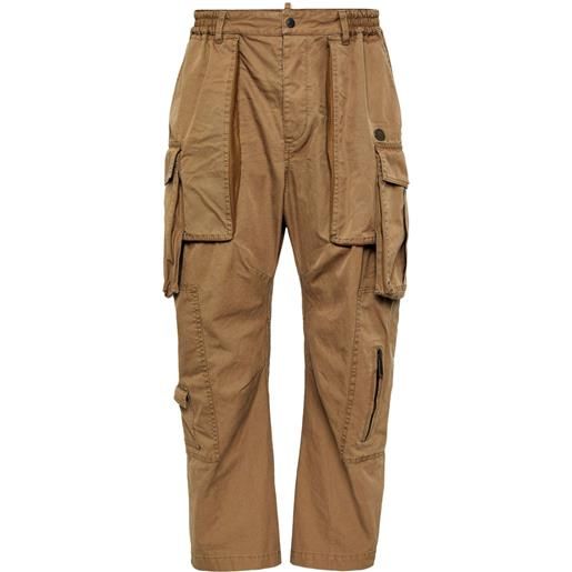 DSQUARED2 cargo con tasche - marrone