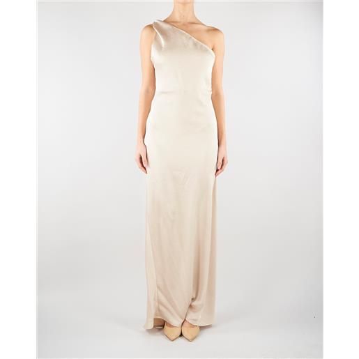 ELEH abito ecru in satin