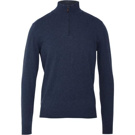SEVENTY VENEZIA - maglia con zip - blu