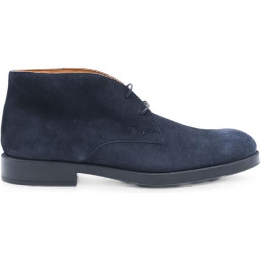 Tod's polacchini in pelle scamosciata - blu
