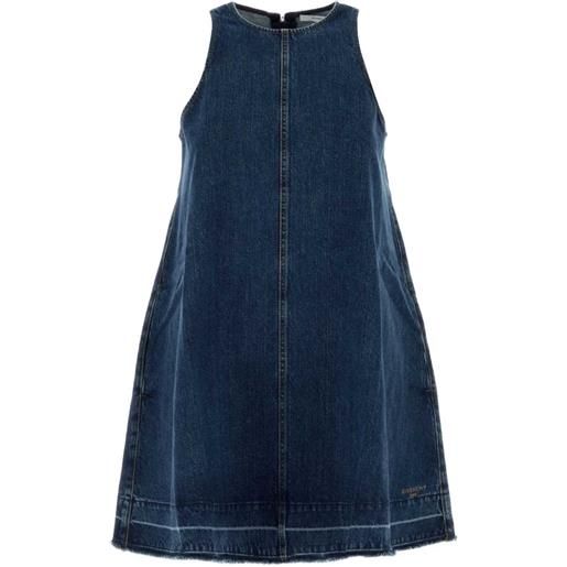 Givenchy abito corto svasato - blu