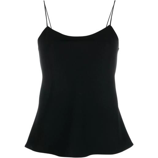 The Row top con spalline sottili - nero