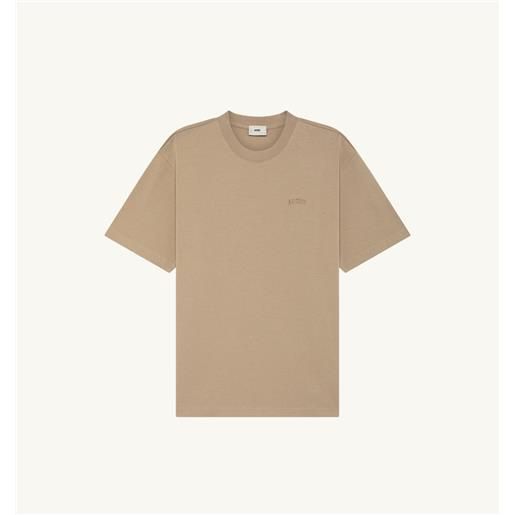 Autry unisex t-shirt con logo tono su tono beige xs