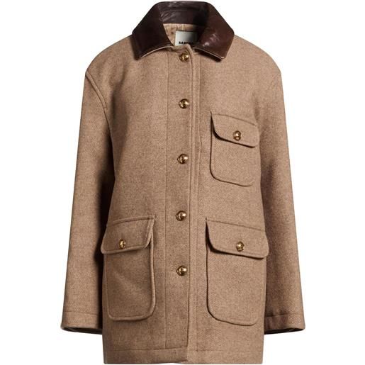 SANDRO - cappotto - tortora