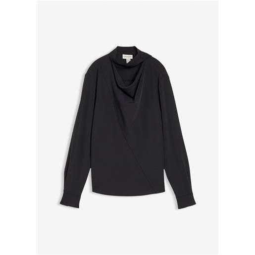 bonprix blusa leggermente lucida-nero