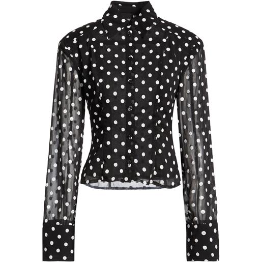 ROTATE BIRGER CHRISTENSEN - camicie e bluse fantasia - nero