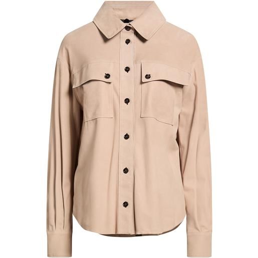 MOORER - camicie e bluse tinta unita - sabbia