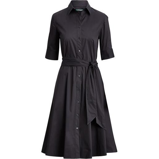 LAUREN RALPH LAUREN - vestito chemisier - nero