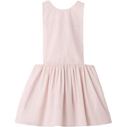 Miu Miu abito corto in popeline - rosa