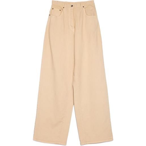 Nº21 jeans a gamba ampia - toni neutri