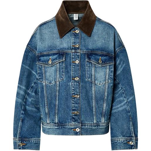 LIU JO giacca denim oversize - blu
