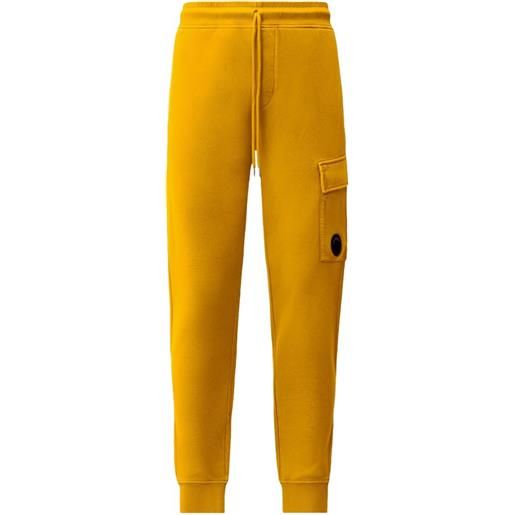 C.P. Company pantaloni sportivi con applicazione - giallo