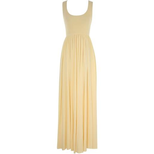 ZIMMERMANN metallic-jersey maxi dress - toni neutri