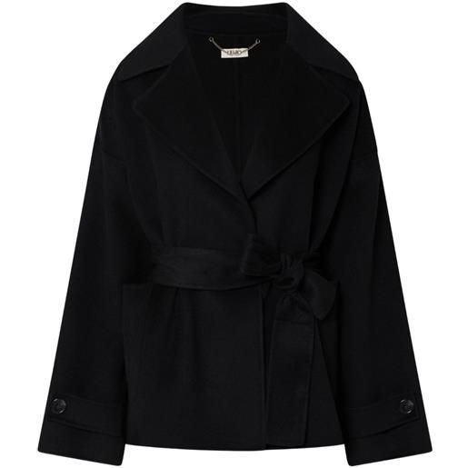 LIU JO cappotto corto in lana - nero