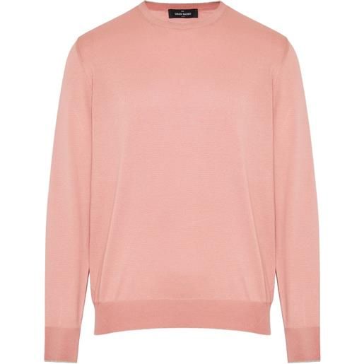 Gran Sasso crew-neck long-sleeve sweater - rosa