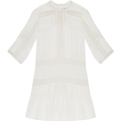 MARANT ÉTOILE abito corto paigee - bianco