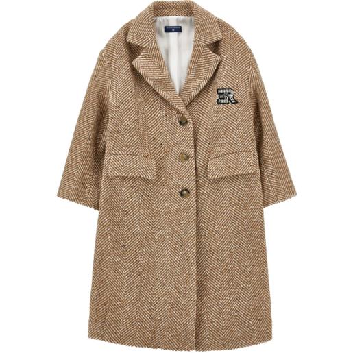 Ermanno Scervino Junior cappotto con decorazione - toni neutri