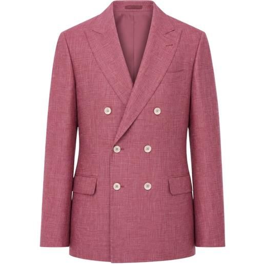 Brunello Cucinelli completo doppiopetto - rosso
