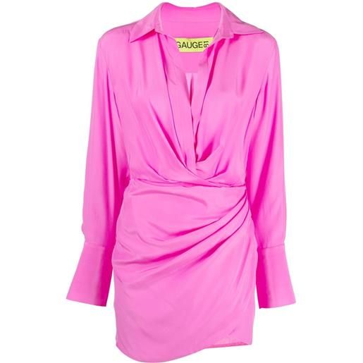 GAUGE81 chemisier con arricciatura - rosa