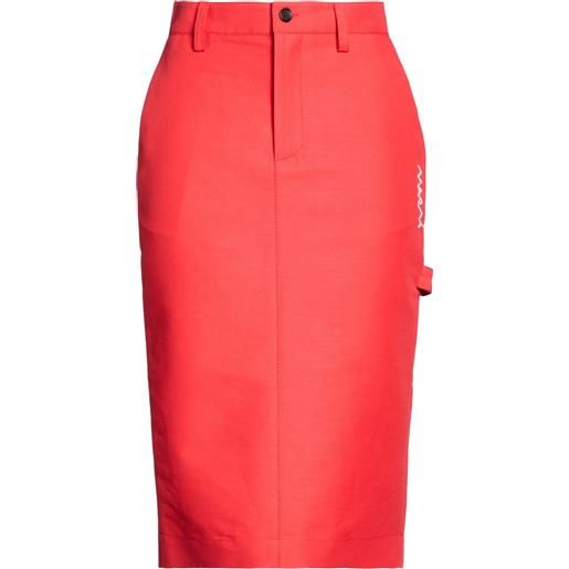 MARNI - gonna midi - rosso
