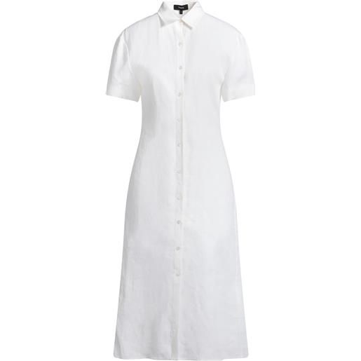 THEORY - vestito chemisier - off white