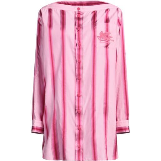 ETRO - vestito chemisier - rosa