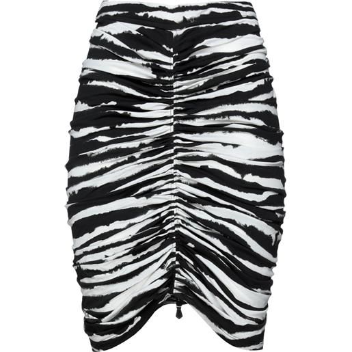 BURBERRY - minigonna - bianco