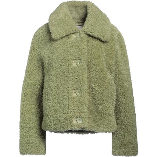 STAND STUDIO - shearling e teddy - verde
